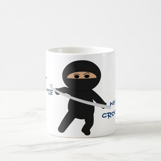 Ninja avec la tasse de crochet de crochet (Centre)