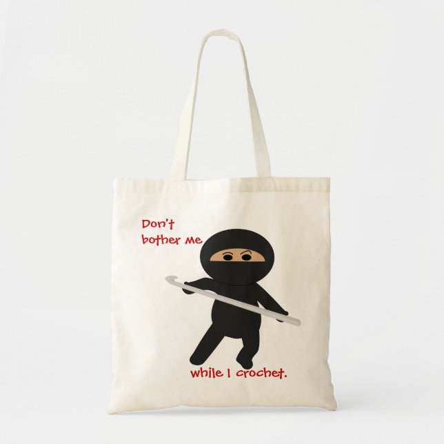 Ninja avec le sac de crochet de crochet (Devant)