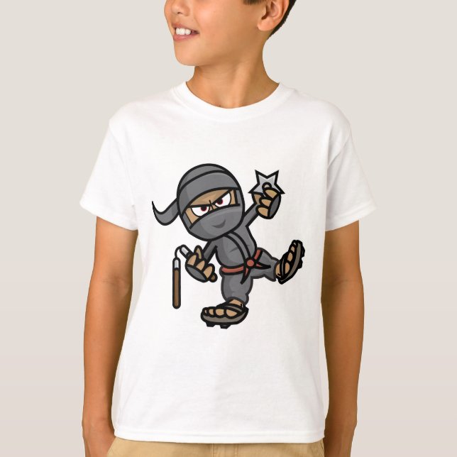 Ninja badine le T-shirt (Devant)