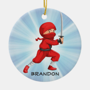 Ninja Boy Design Ornement