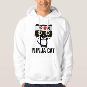 NINJA CAT Funny Mens Sweat - shirts à capuche & T-