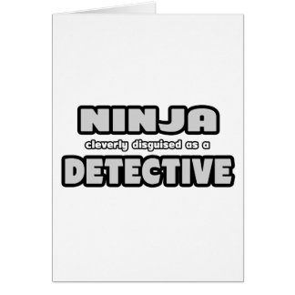 Ninja Clairement Déguisé En Détective