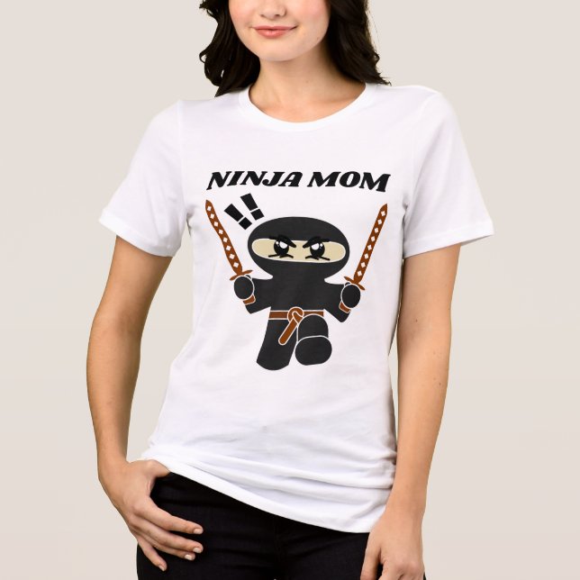 NINJA MOM FUNNY DONS POUR SES T-shirts (Recto)