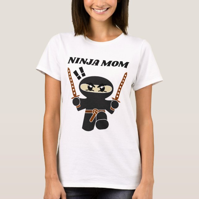 NINJA MOM jour de la mère T-Shirts (Devant)