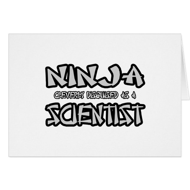 Ninja...scientifique (Devant horizontal)
