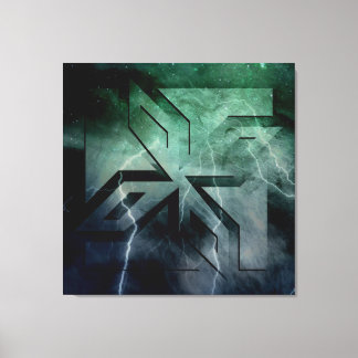 Ninja Star Icon, Galaxy Lightning overlay Art Déco