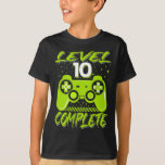 Niveau 10 T-shirt Vintage complet Fête 10e W<br><div class="desc">Jeu d'anniversaire,  Jeu d'anniversaire,  Jeu vidéo d'anniversaire,  Jeu de contrôleur d'anniversaire,  Jeu de garçon d'anniversaire,  Jeu vidéo de garçon d'anniversaire,  Jeu de correspondance de famille,  Niveau 10 Complet T-Shirt Vintage Celebrate 10th Mariage T</div>