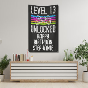 Niveau 13 Déverrouillé 13e bannière anniversaire