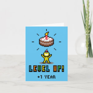 Niveau supérieur ! Carte d'anniversaire