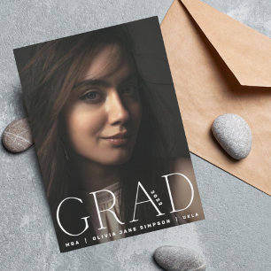 NIVEAU White Modern University Faire-part photo