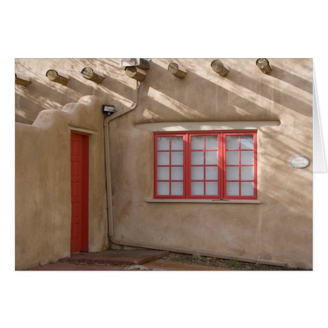 NM, Nouveau-Mexique, Père Noël Fe, Canyon Road, lé (Devant horizontal)