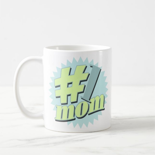 No. 1 tasse du jour de mère de maman (Gauche)