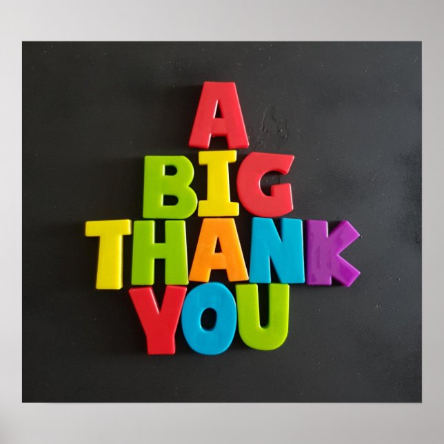 No : 202 Un grand poster de MERCI de TFDG (Devant)