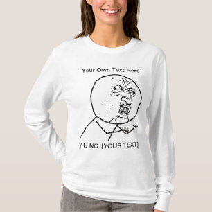 NO- 2 de Y U a dégrossi long T-shirt de douille d