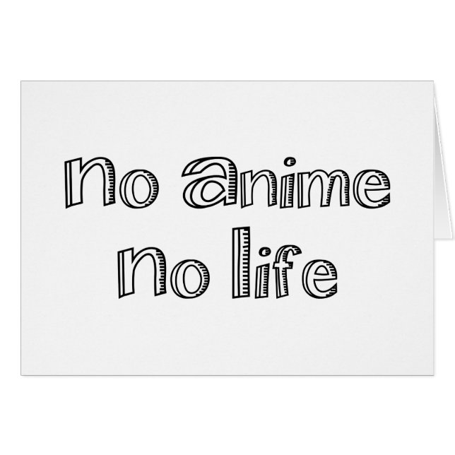 no anime no life green card (Devant horizontal)