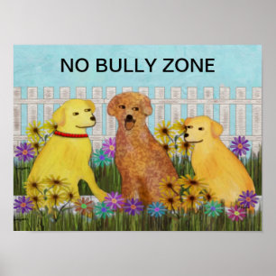 No Bully Zone Motivational Poster