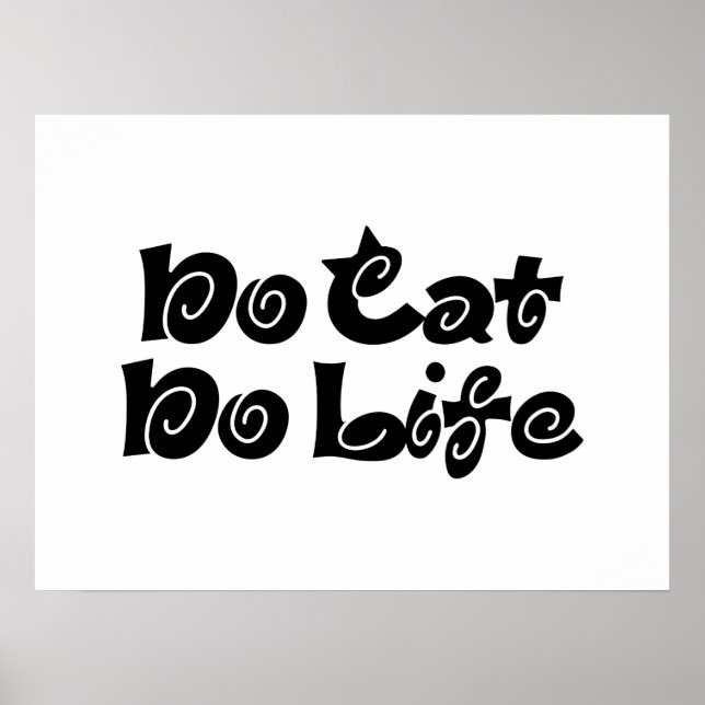 No Cat No Life Poster (Devant)