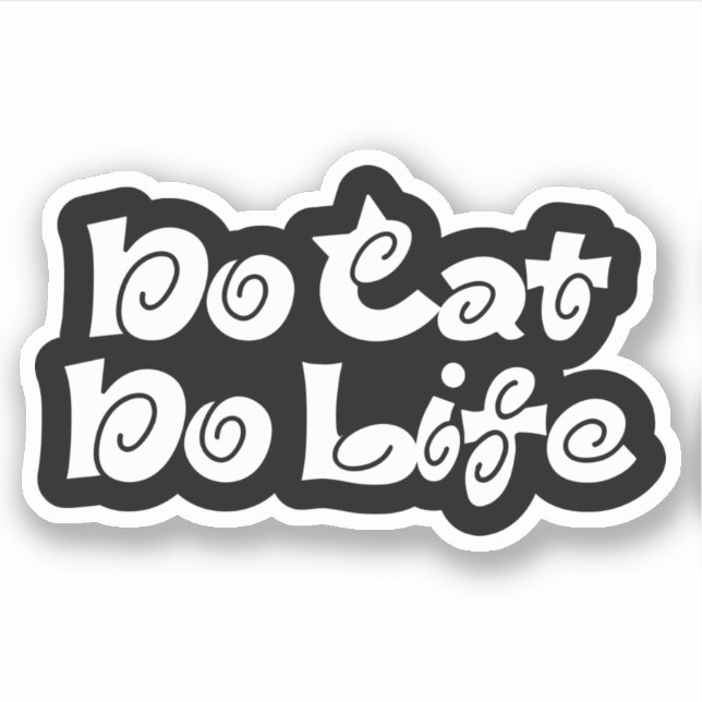 No Cat No Life Sticker (Devant)