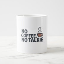 No Coffee No Talkie Mug - Drôle Coffee Don