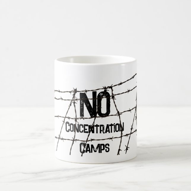 No Concentration Camps Coffee Mug (Centre)