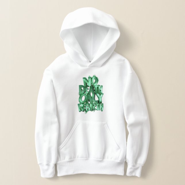 No Death Only Rebirth KIDS PULLOVER HOODIE (Poser)