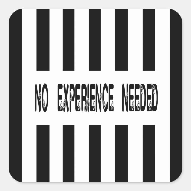 No Experience Needed Replacement Ref Sticker (Devant)