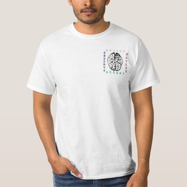 No Feelings Detach & Move T-shirt For Cold Minds (Devant)