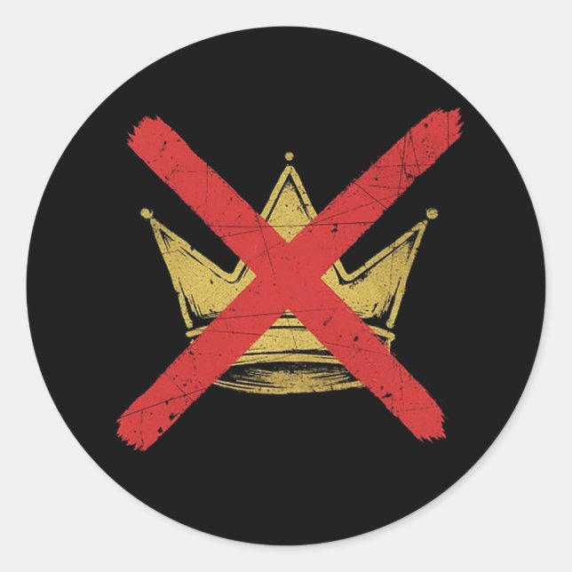 NO KING"S Sticker (Devant)