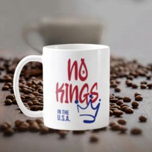 No Kings in the U.S.A. Classic Mug - Rouge & Bleu