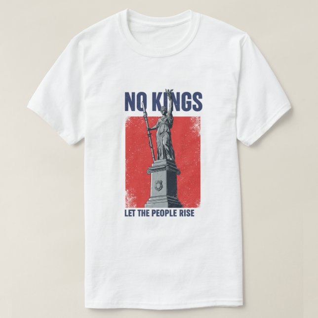 No Kings - Que le peuple monte t-shirt (Design devant)