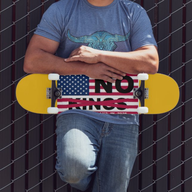 "NO kings" Skateboard (Extérieur 3)