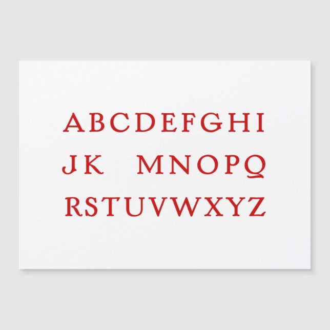 No L "Joke" Alphabet de Noël (Devant)