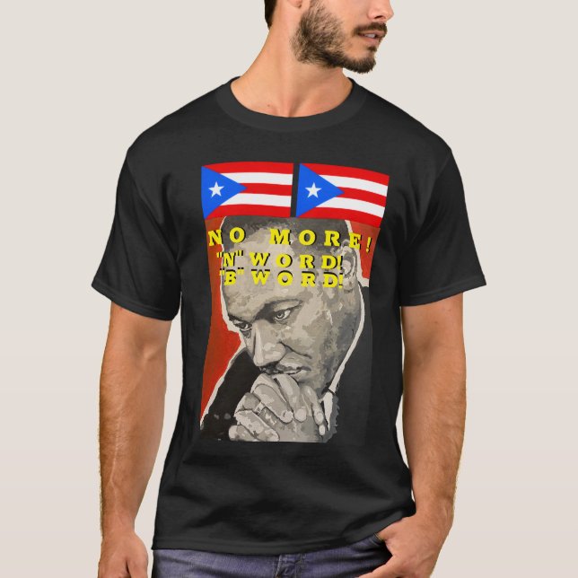 NO MORE N WORD Basic Dark T-Shirt (Devant)