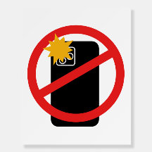 No Phone Photography - Respect de la vie privée