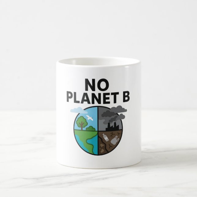 No Planète B Mug with De l'environnement Awareness (Centre)