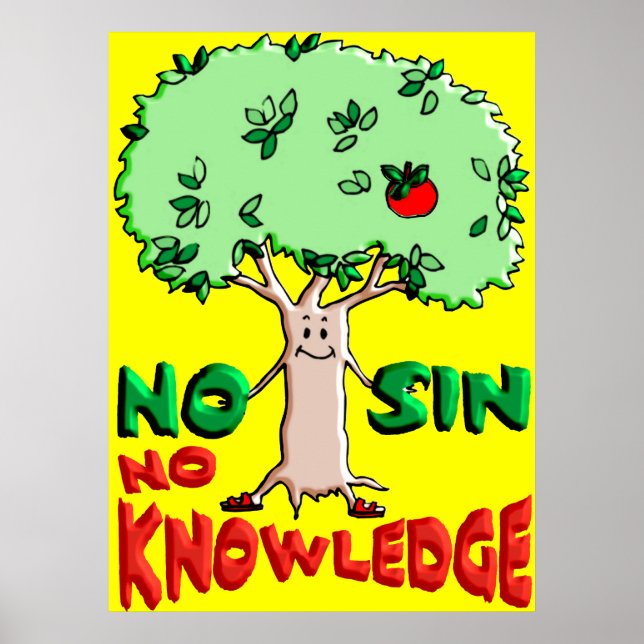 No Sin No Knowledge Poster (Devant)