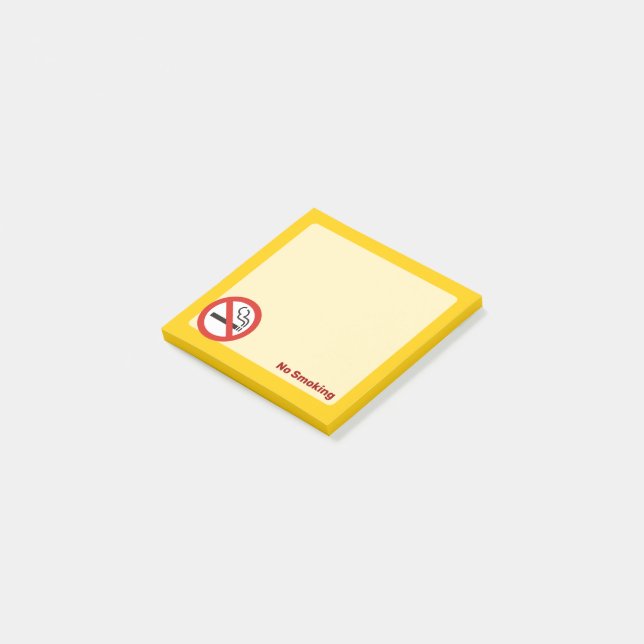 No Smoking Post-it Notes (Incliné)