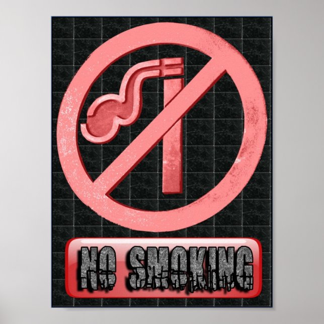 No Smoking Sign Poster by Restaurant Supplies (Devant)