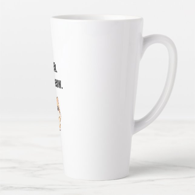 No Talk. Only Meow – Funny Cat Coffee Mug (Droite)