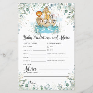 Noah's Ark Greenery Baby Prédictions et conseils