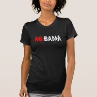 NOBAMA aucun T-shirt d'Obama
