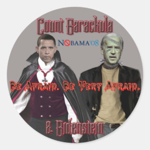 Nobama Halloween - Stickers Barackula & Bidenstein