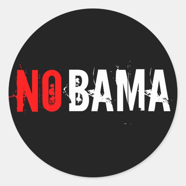 NOBAMA STICKER (Devant)