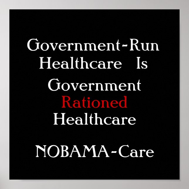 nobamacare poster (Devant)