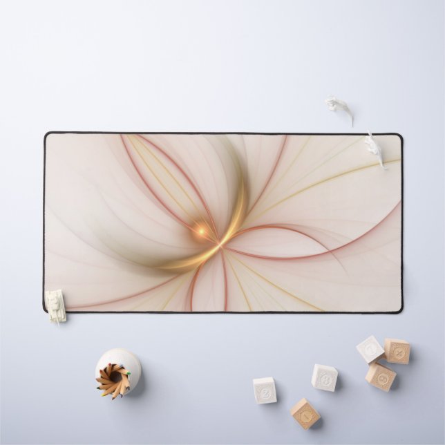 Noble Cuivre Et Or Abstrait Art Fractal Moderne (Tableau pour enfants)