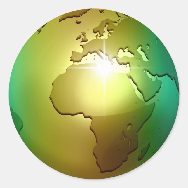 Noble World Globe - Sticker (Devant)