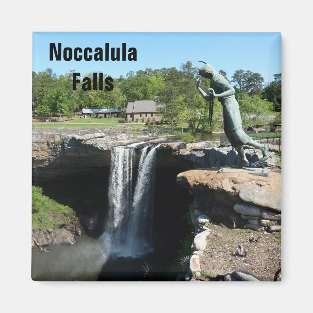 Noccalula Falls Photo Magnet Gadsden Alabama (Devant)