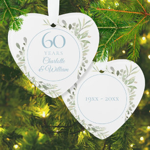 Noces de diamant : aquarelle végétale 60 ans de ma