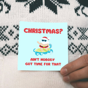 Noël1? Personne n'a eu le temps pour ça drôle