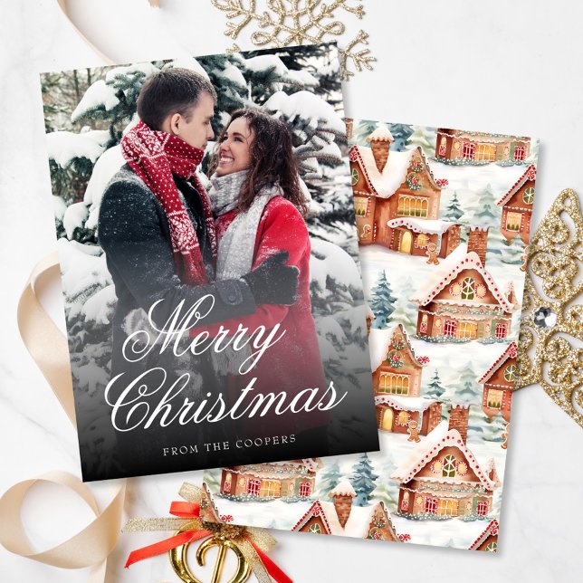 Noël 1 Photo Pingerpain Motif Carte de vacances (Créateur téléchargé)